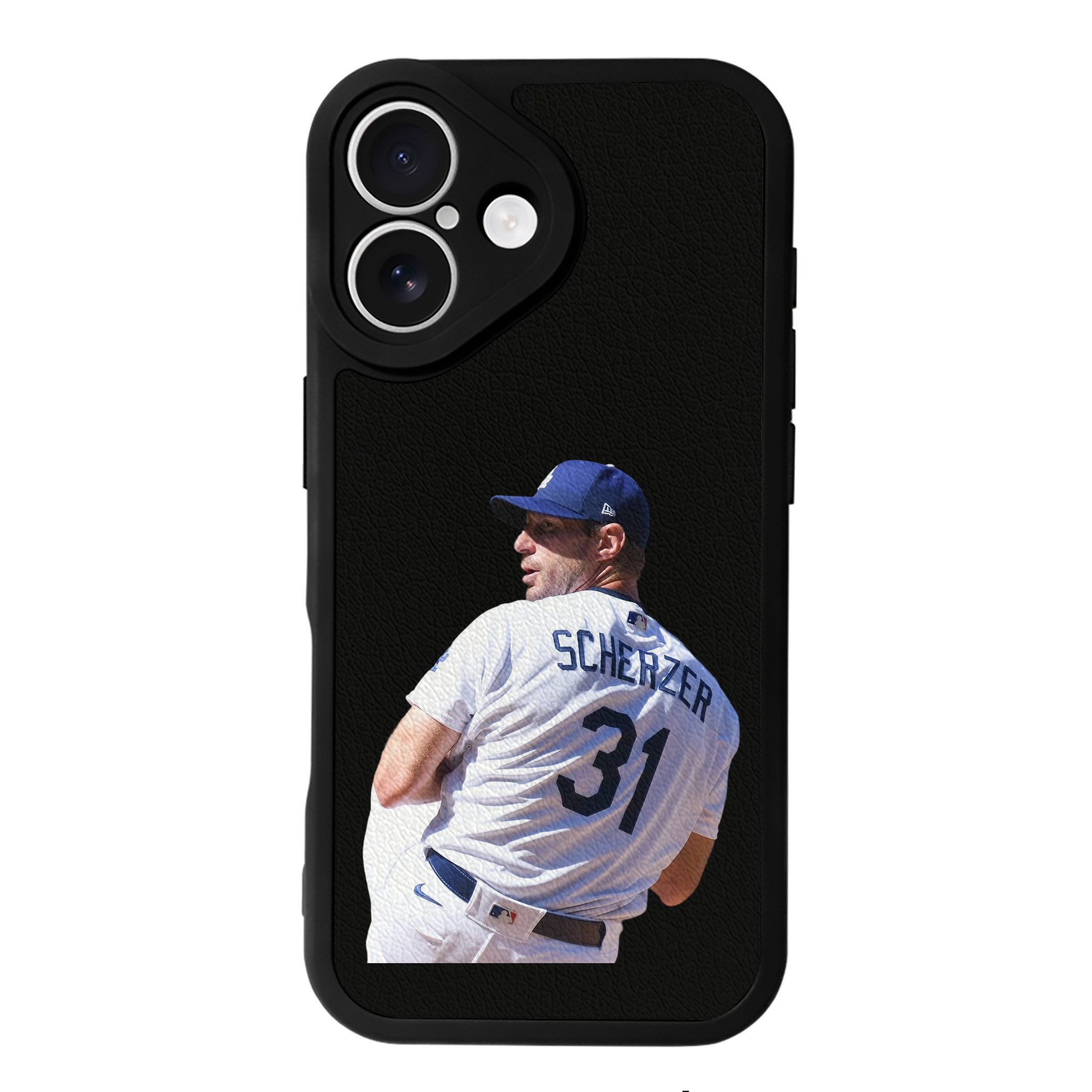  IPhone 16 Silicone Leather Case – UV Print, Lambskin Texture – Perfect Fit, Wireless Charging Compatible, Scratch Resistant, Precise Cutouts – Stylish Protection For IPhone 16